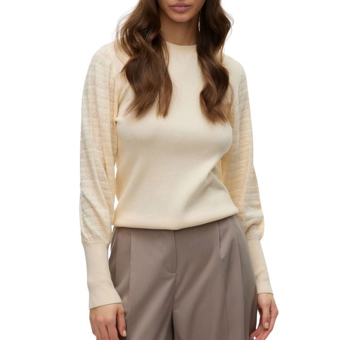 Vero Moda Holly Pointelle Gebreide Trui Dames