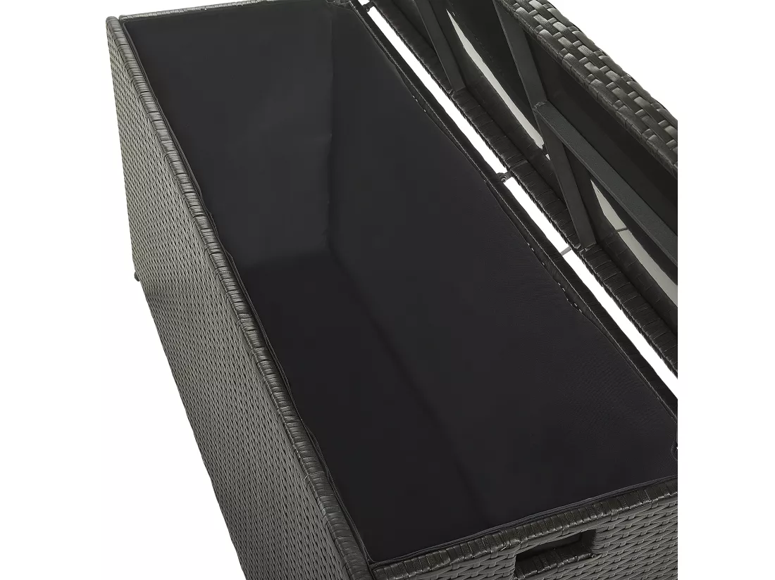 Coffre de rangement MODENA 126 cm 46 cm Marron