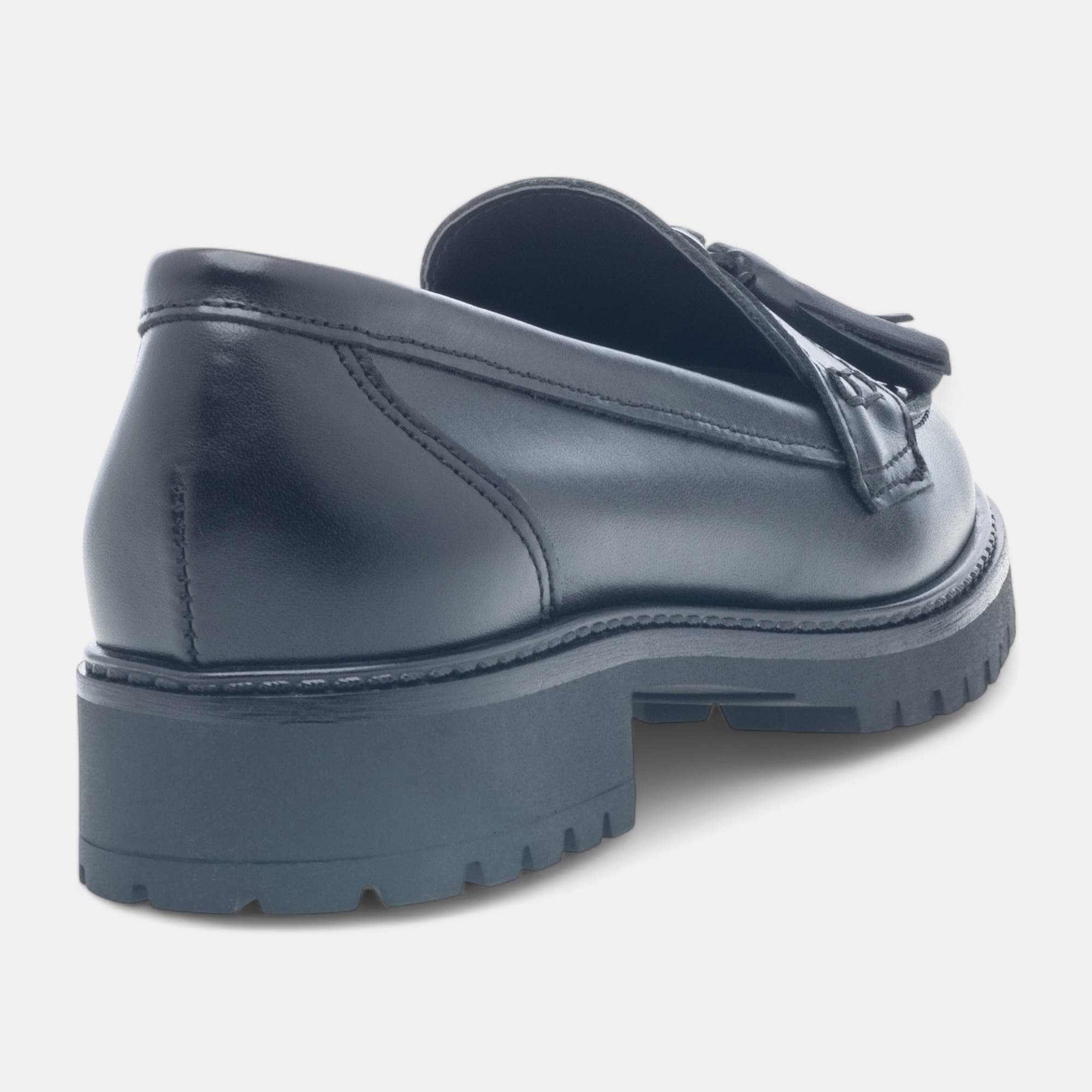 Mocassins Femme en cuir noir