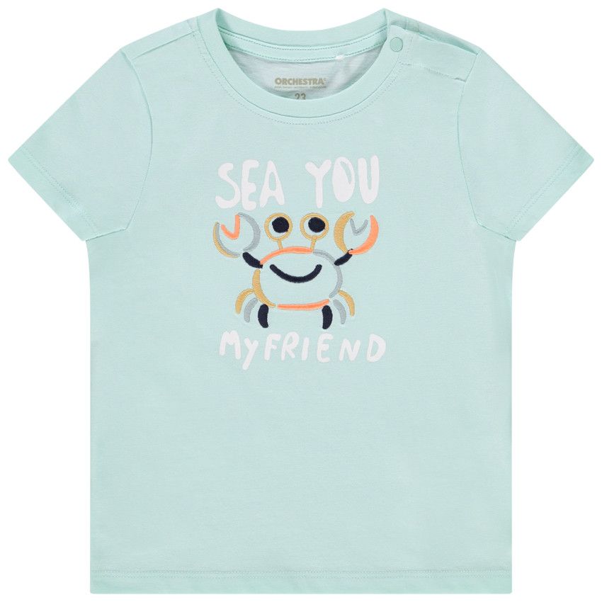 T-shirt manches courtes fantaisie pour bébé garçon - Vert