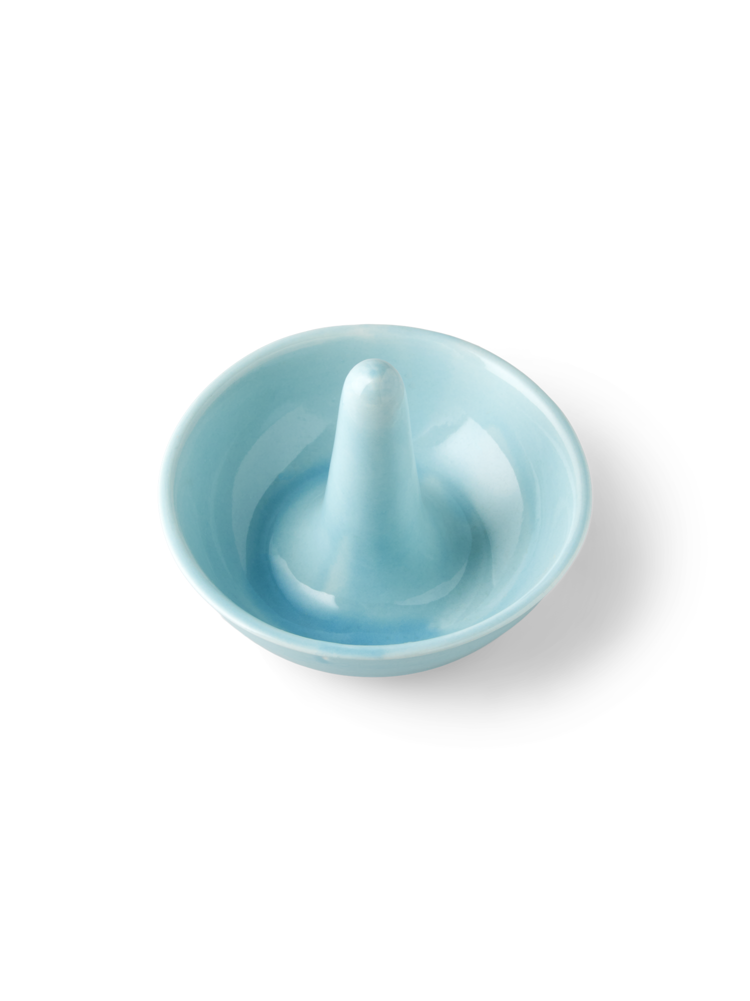 Smykkeskål | Keramik. Ø9 x 6,8 cm. | Smokey Blue