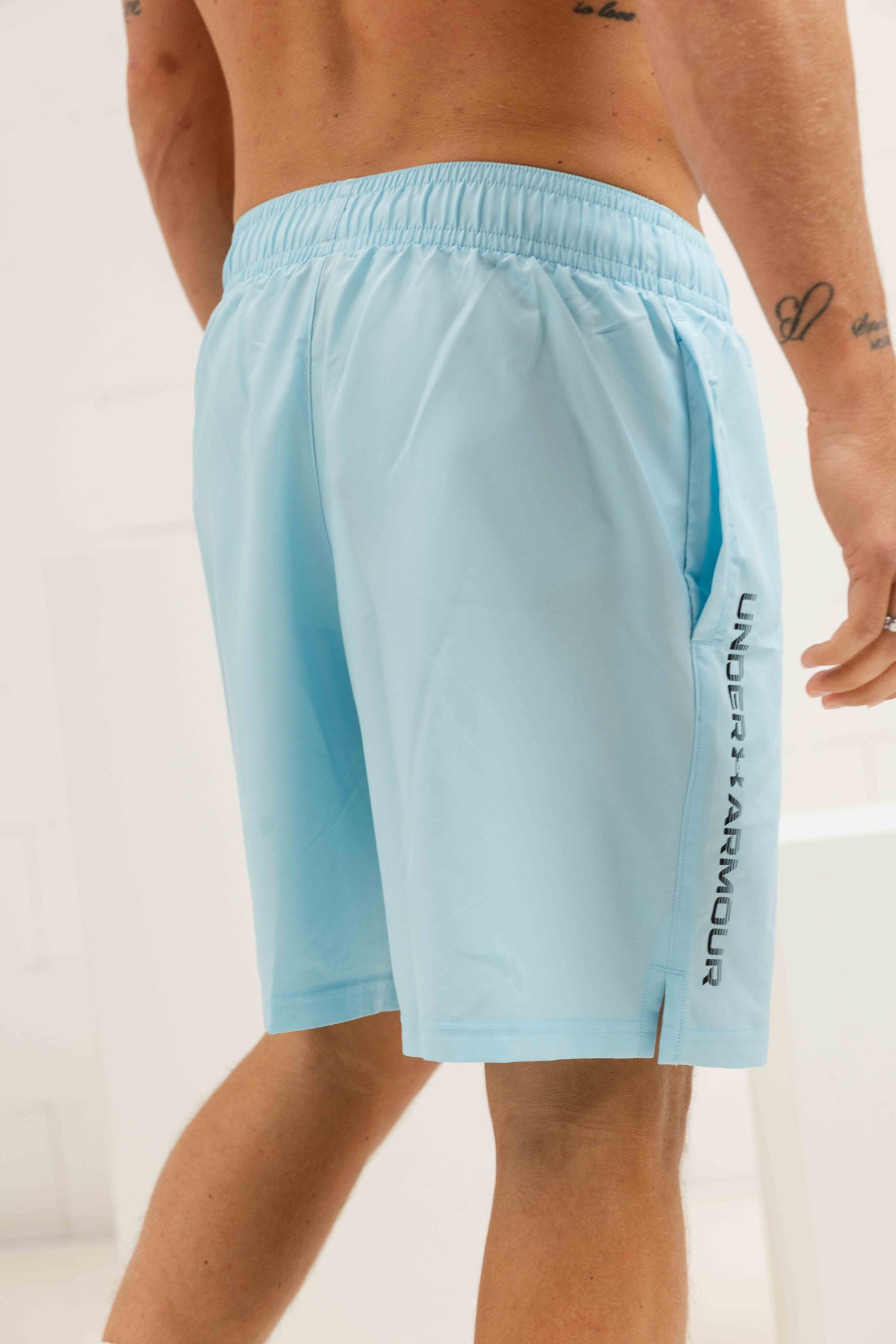 Under Armour Tech Woven Wordmark Korte Broek Heren Lichtblauw