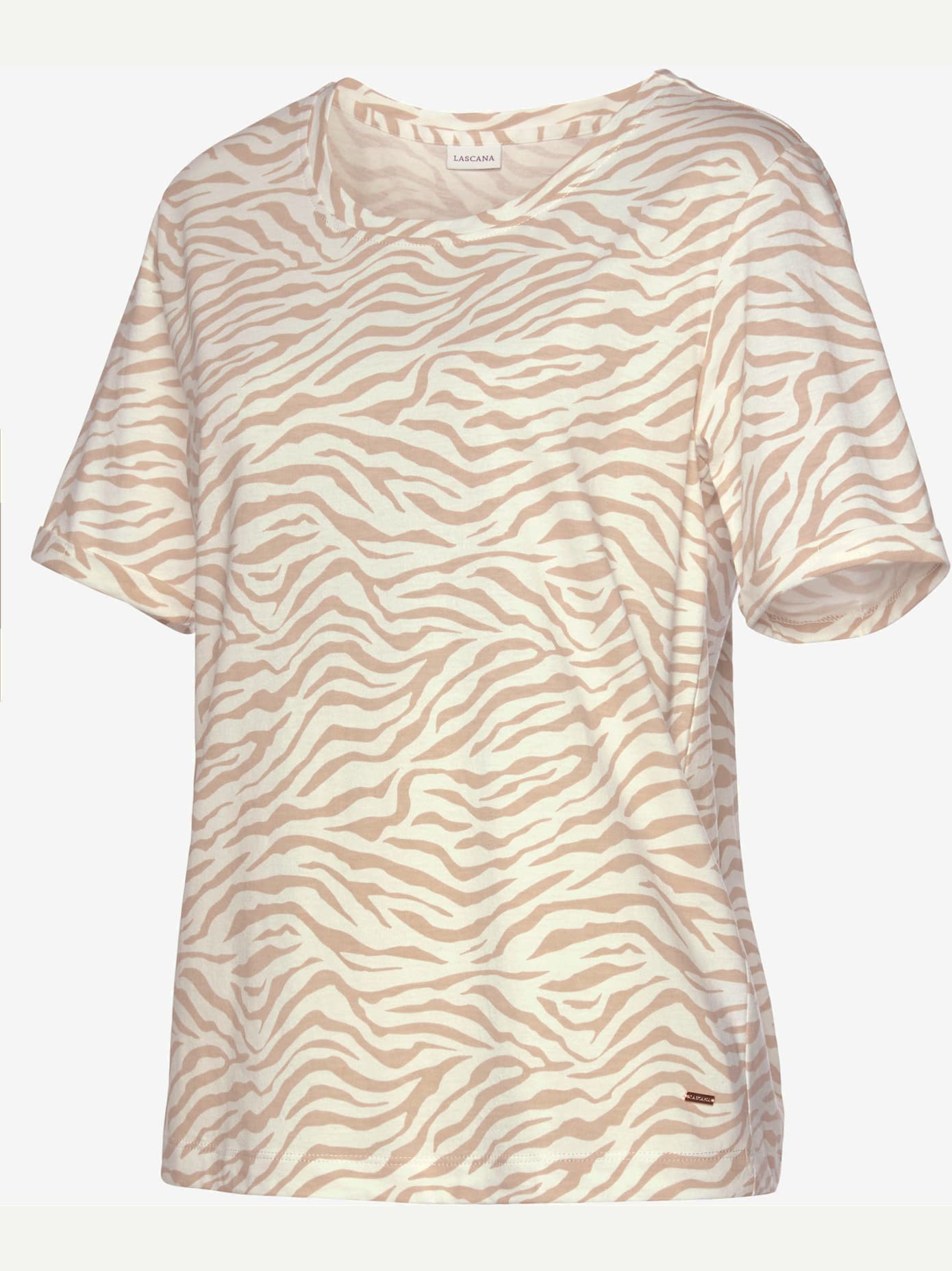 Haut de pyjama t-shirt confortable avec manches mi-longues