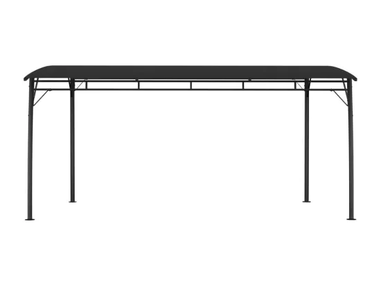 Auvent pare-soleil de jardin 4x3x2,55 m Anthracite