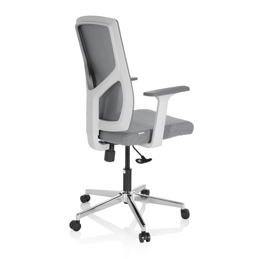 Home Office Bürostuhl BRETON BASE W Stoff/Netzstoff mit Armlehnen hjh OFFICE