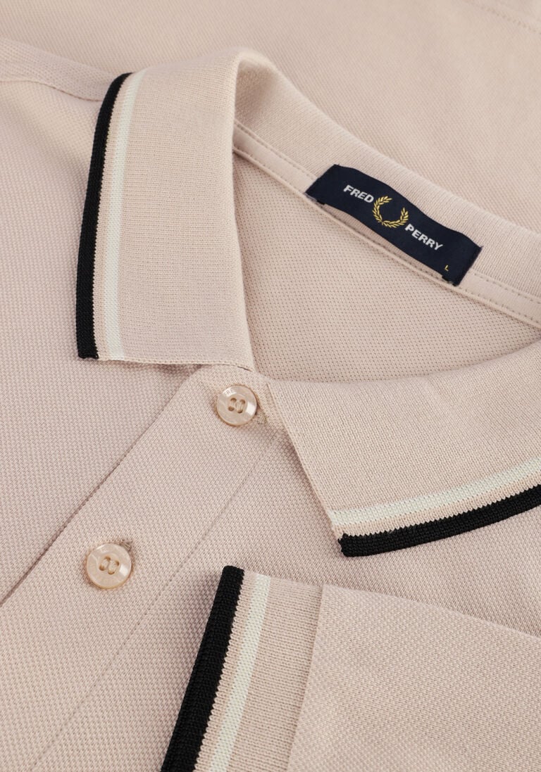 FRED PERRY ecru fred perry polo the twin tipped fred perry shirt