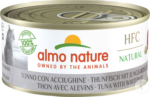 Almo Nature HFC Natural Thon Et Alevins Pour Chats 150g