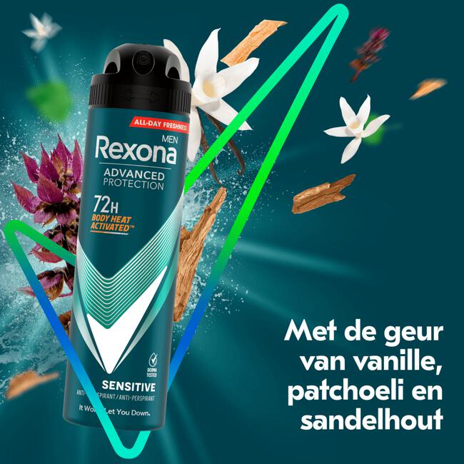 Rexona Men Sensitive Anti-Transpirant Spray 150 ml