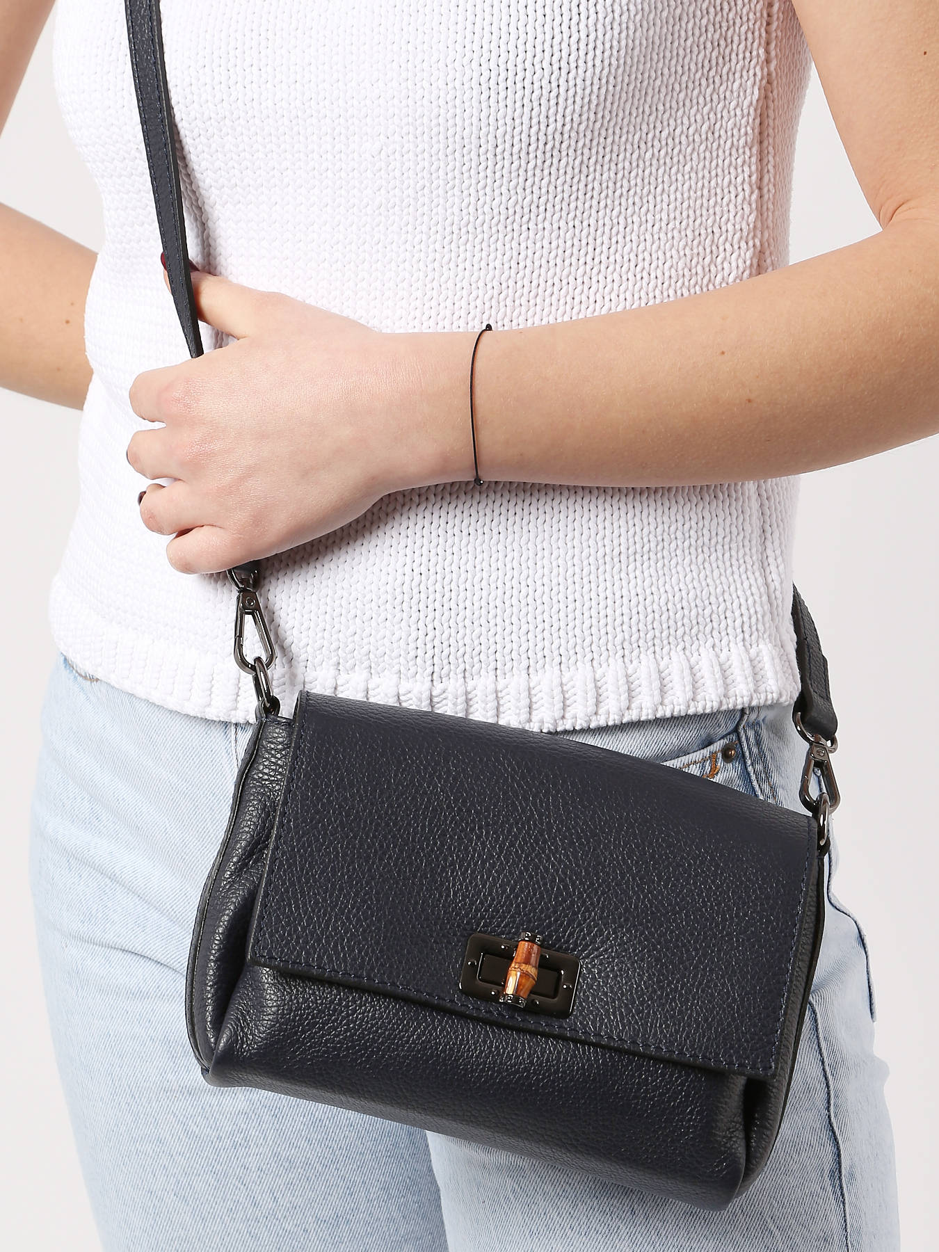 Sac bandoulire Caviar cuir MILANO