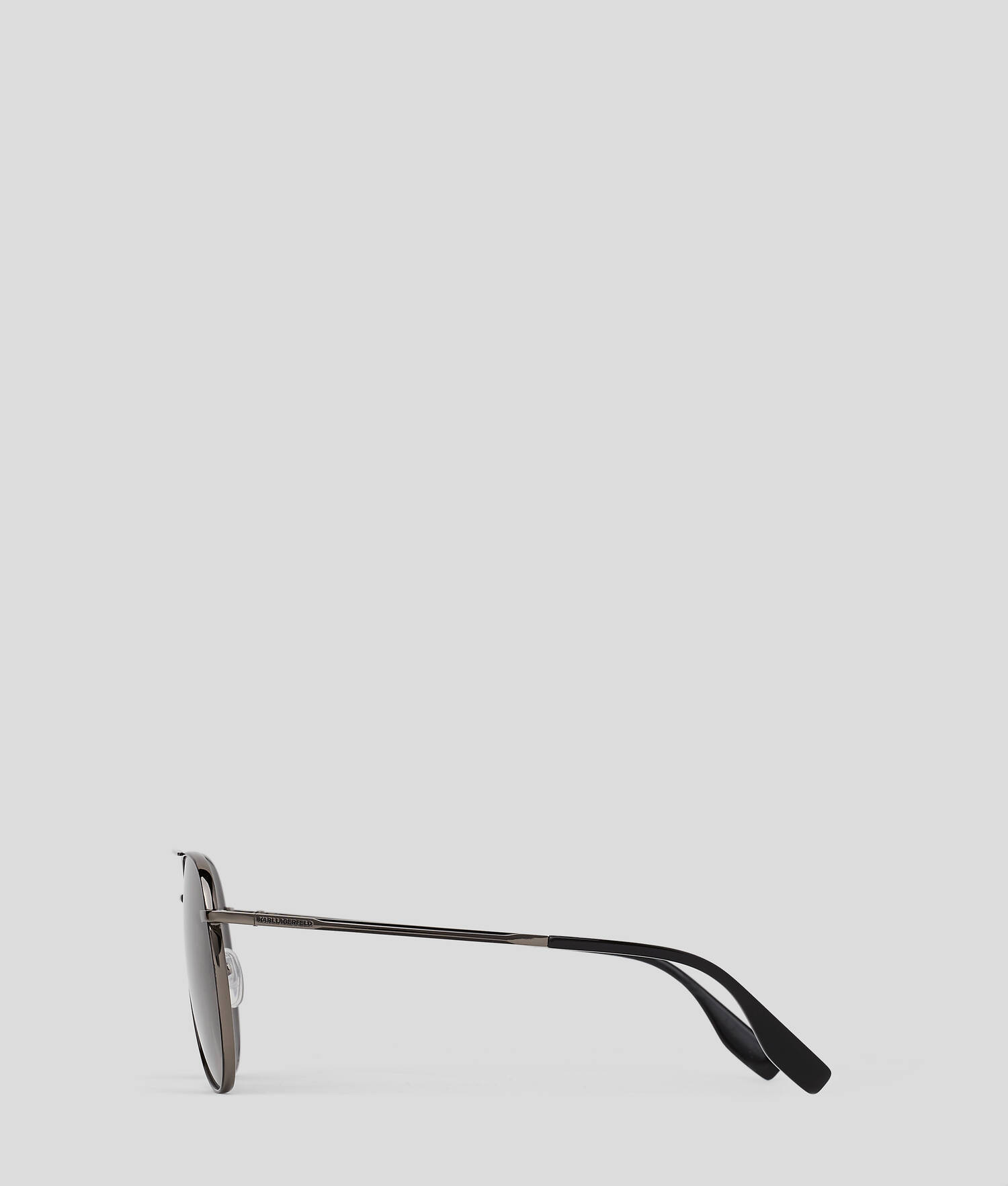 LUNETTES DE SOLEIL AVIATEUR AVEC LOGO KARL - Bronze Foncé