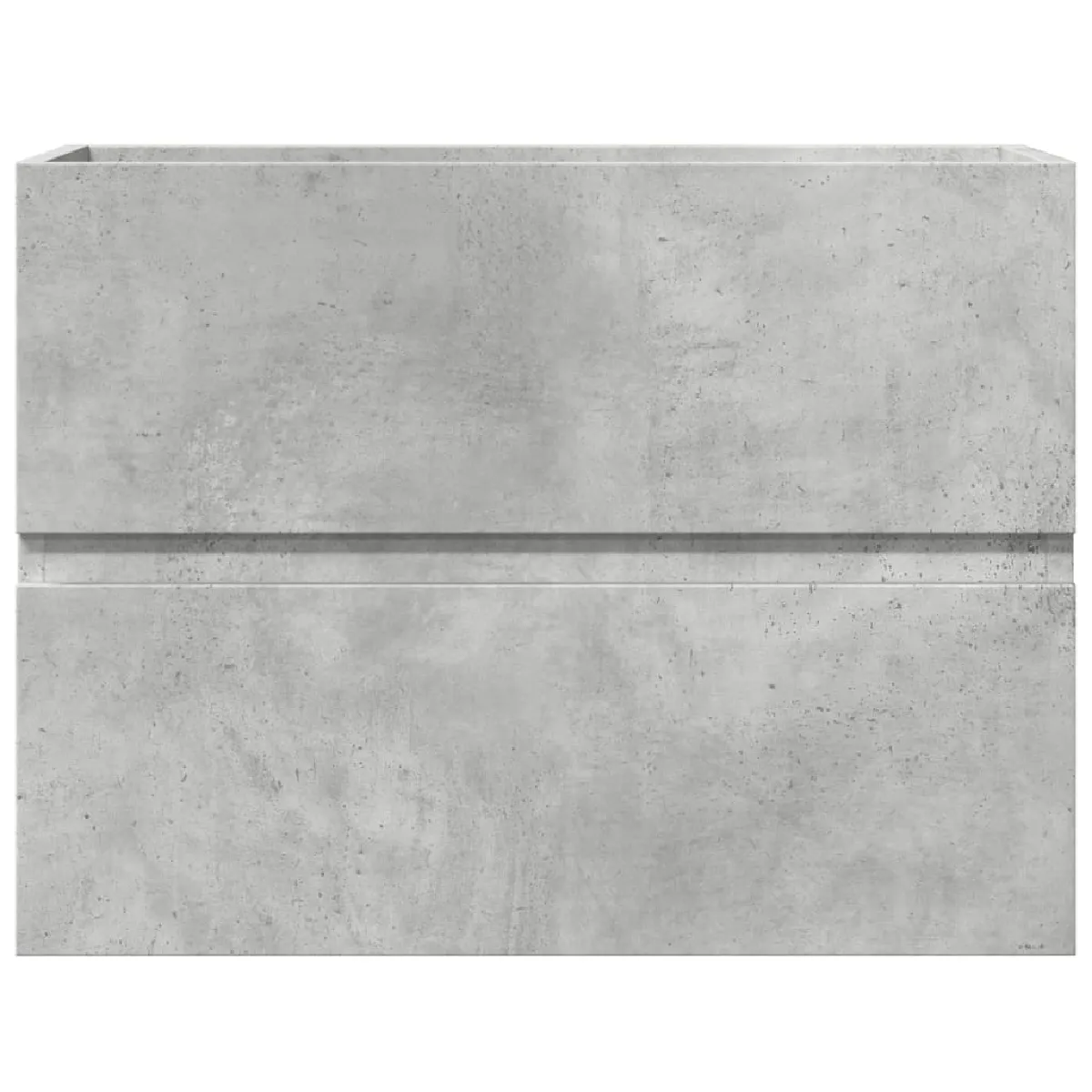 vidaXL Armoire Salle de Bain - Gris Béton