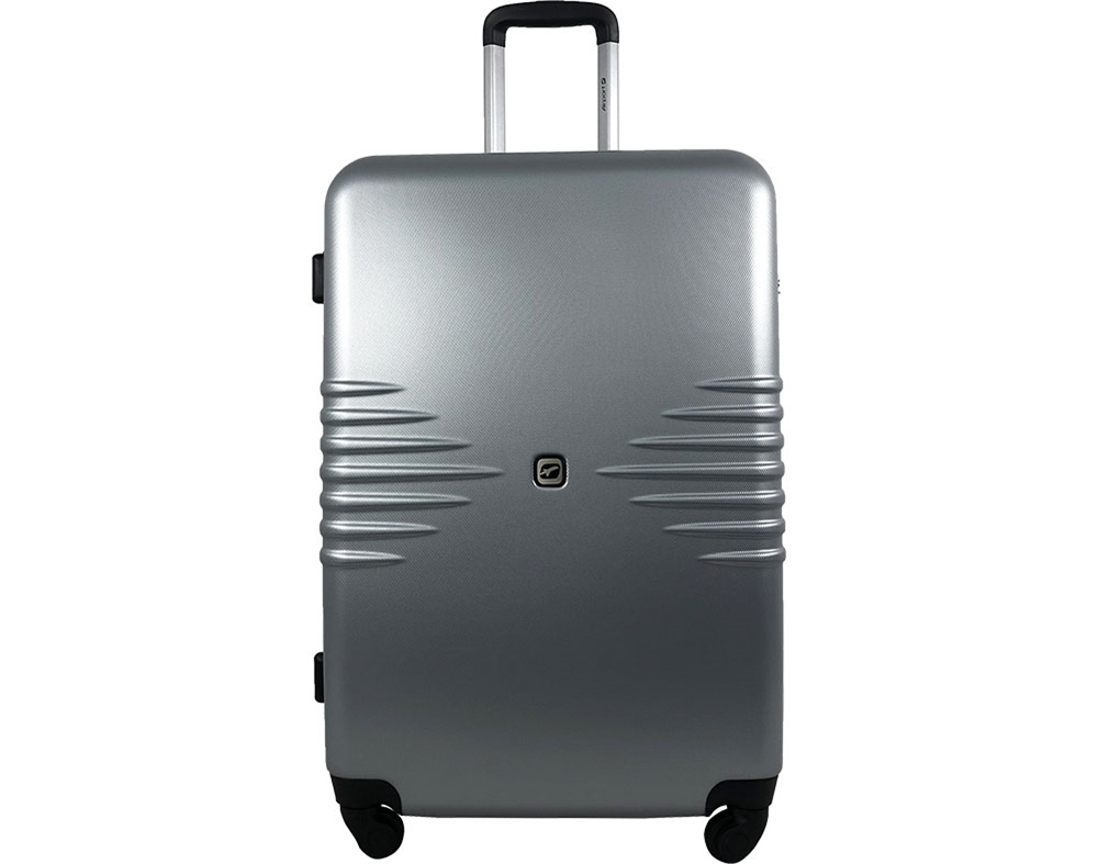 MALA DE VIAGEM GRANDE RÍGIDA AIRPORT CINZENTO 4 RODAS 70CM