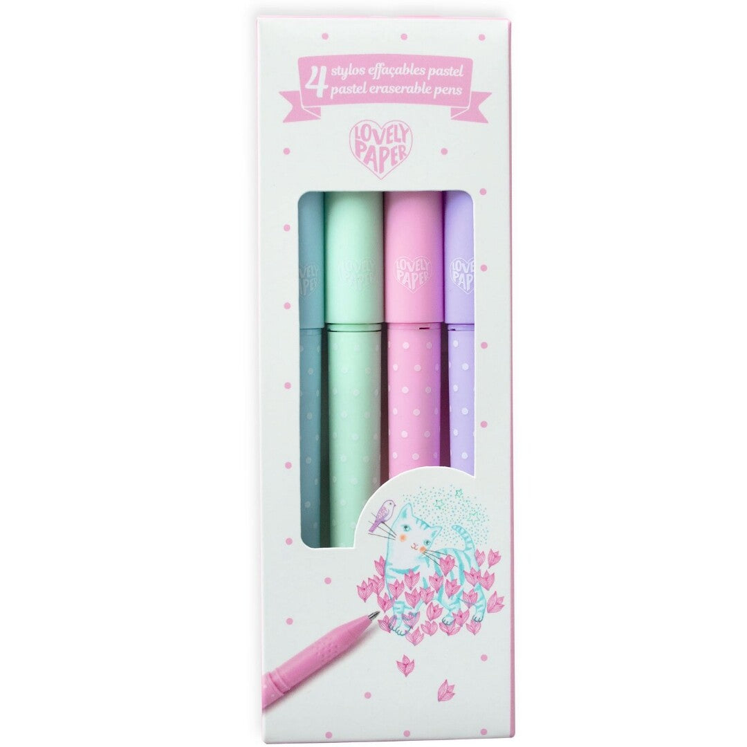 Djeco pennen uitwisbare inkt - pastel - 4st