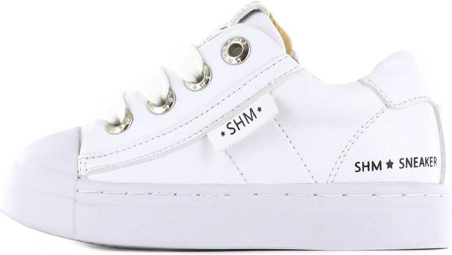 Shoesme SH21S001-J leren sneakers wit Leer Effen 30