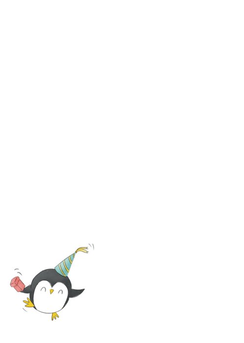 Studio Fred Illustraties | Verjaardagskaart | Pinguins | Cadeaus