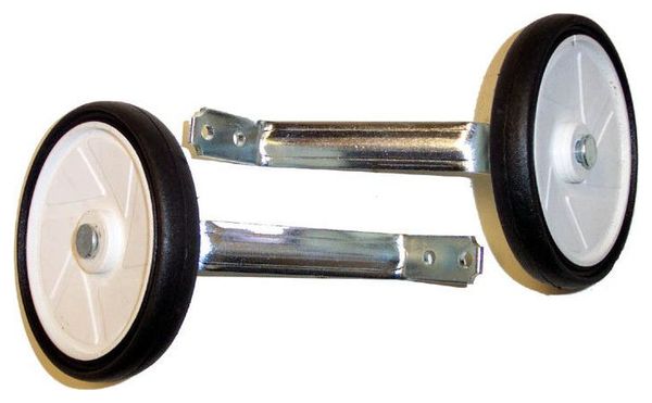 STABILISATEUR VELO ENFANT ROUES DE 14  A 16  350-400 FIXATION SUR CADRE (Paire).