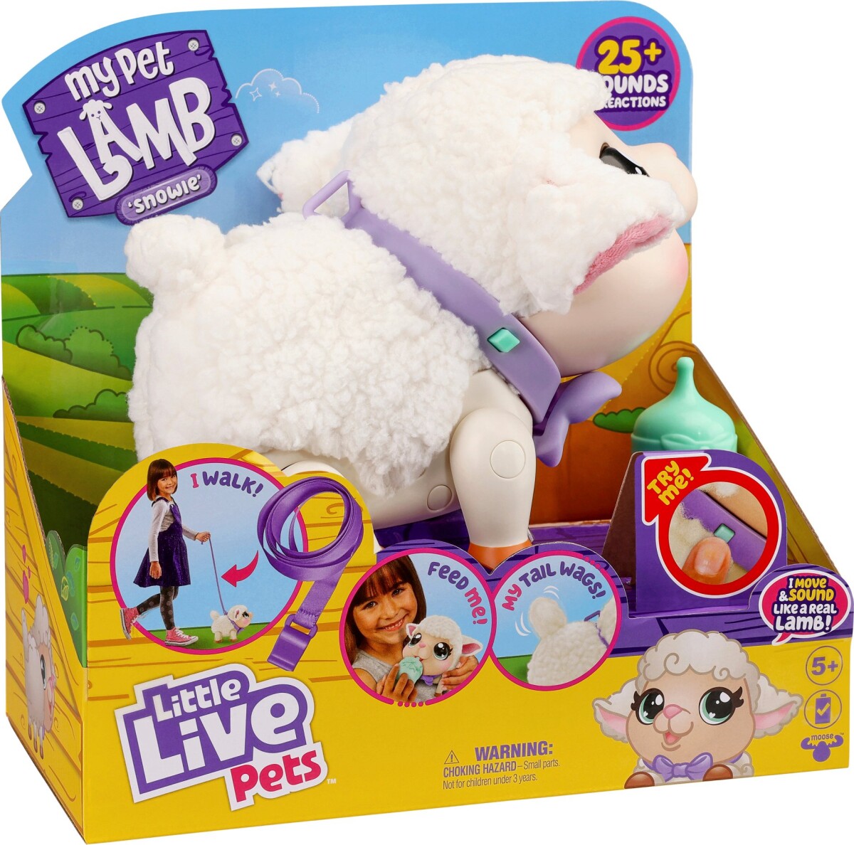 Little Live Pets - My Pet Lamb - Interaktiv Kæledyr Legetøj