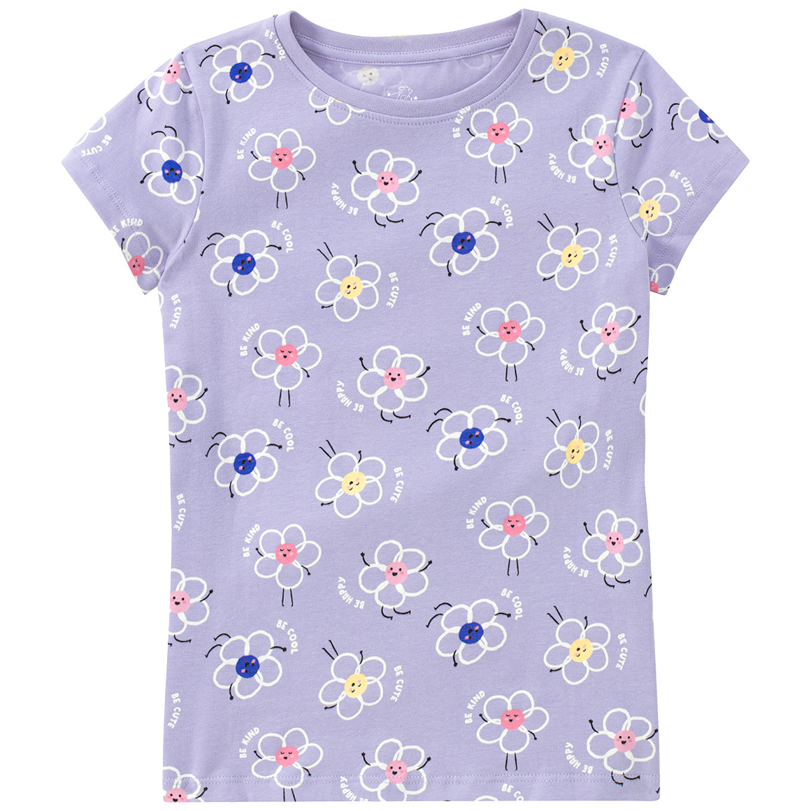 Topolino Mädchen T-Shirt mit Blumen-Allover helllila