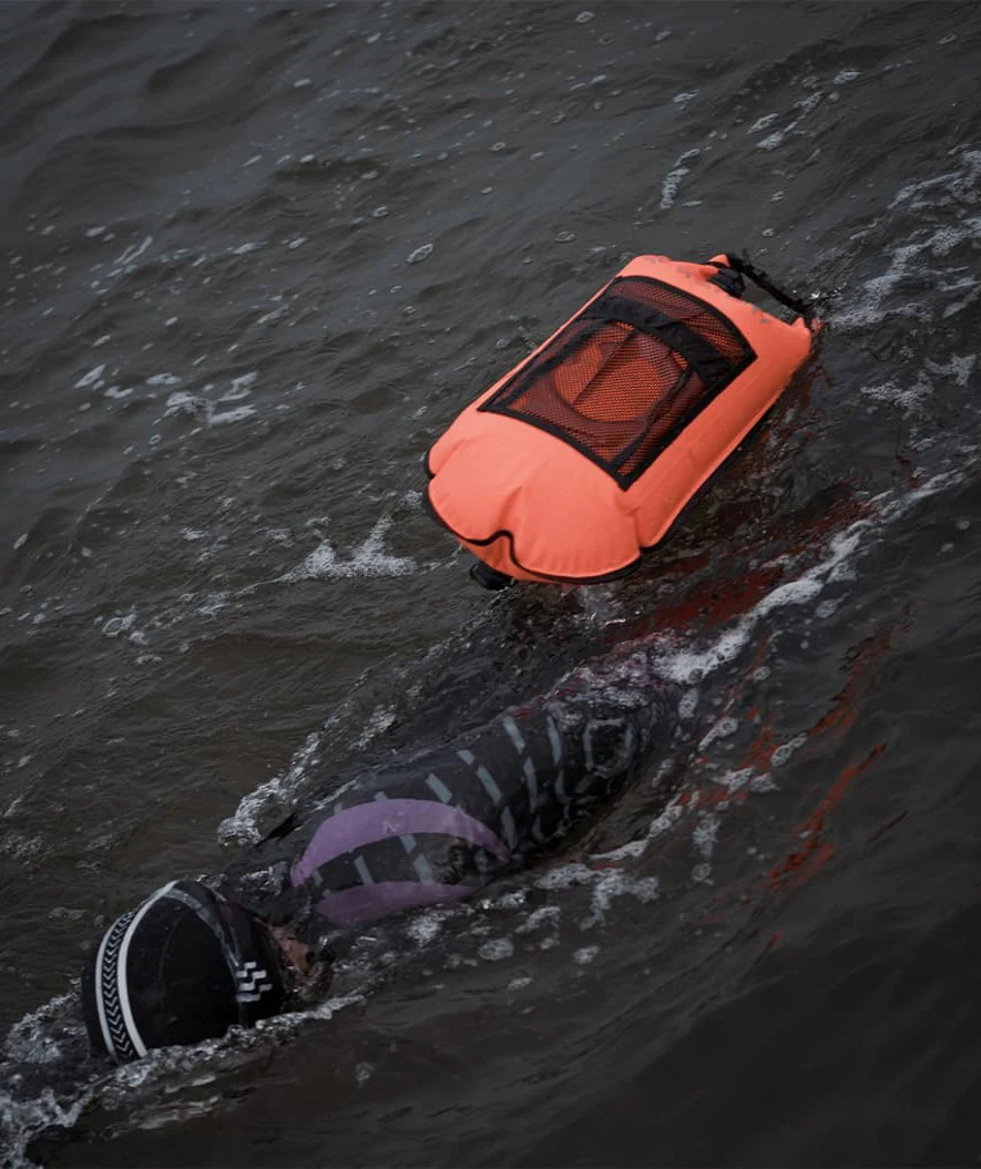 Watery havtaske til svømning - Pro 28L - Fluo Gul