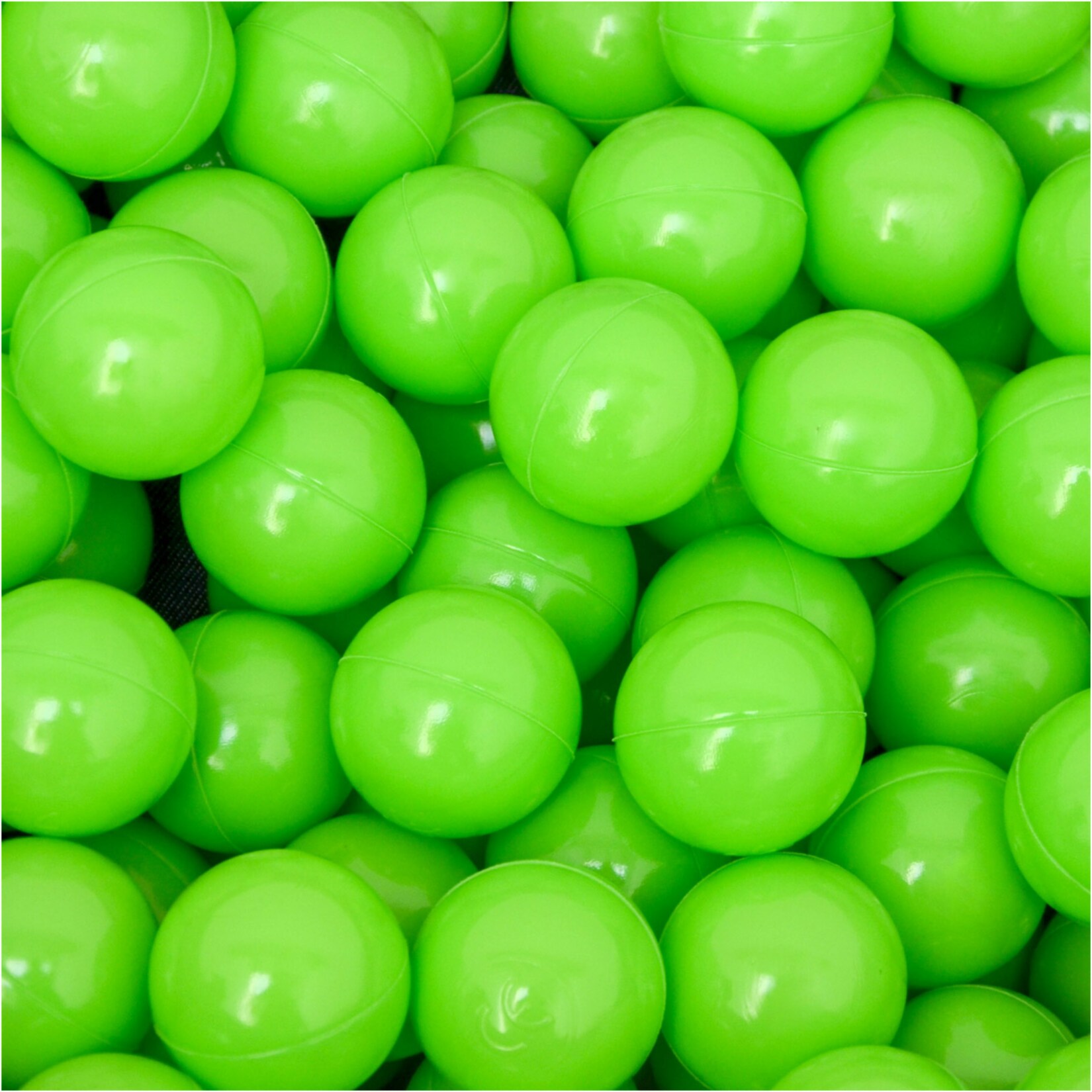 50 Bälle für Bällebad 5,5cm Babybälle Plastikbälle Baby Spielbälle Grün