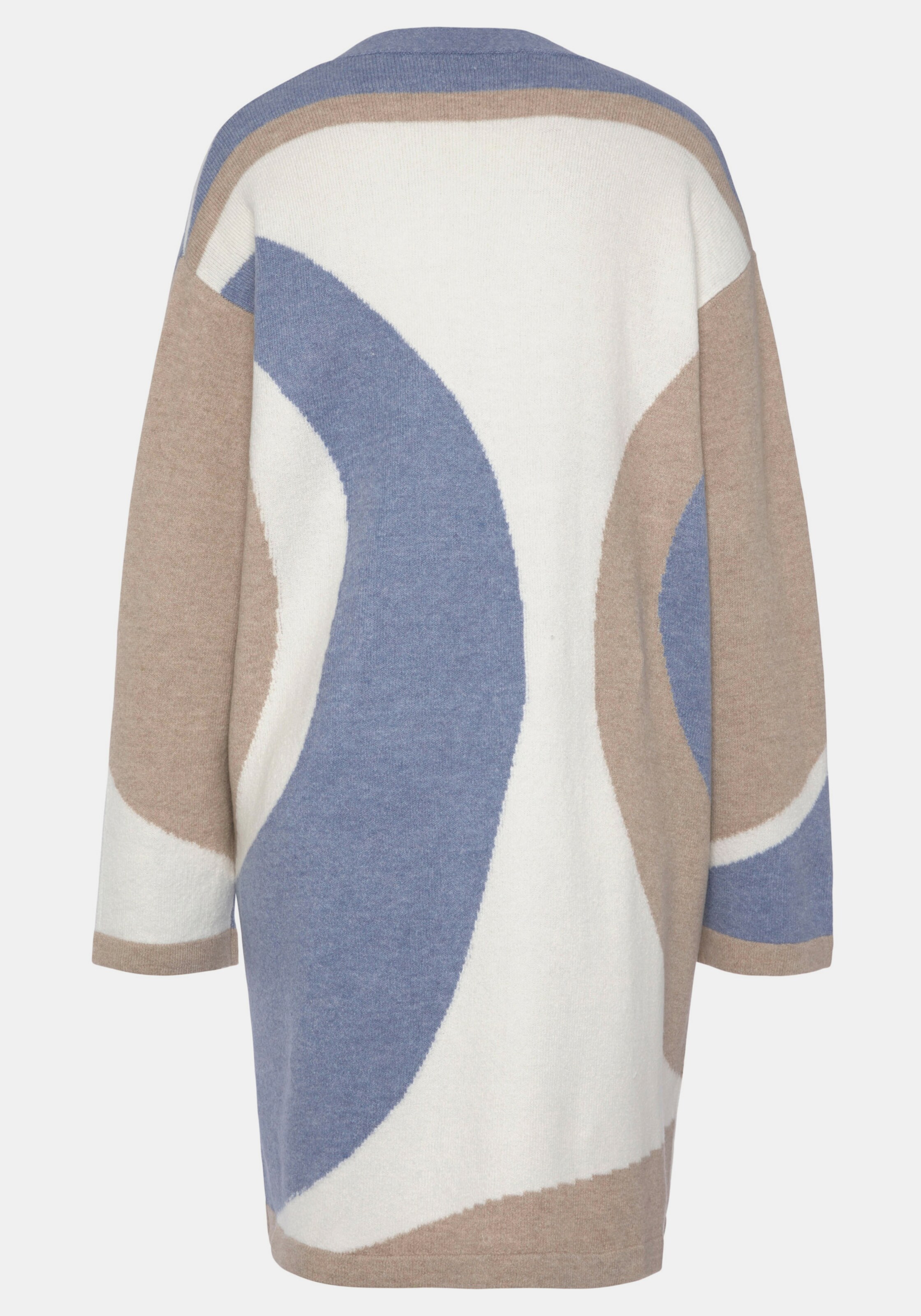 Longstrickjacke