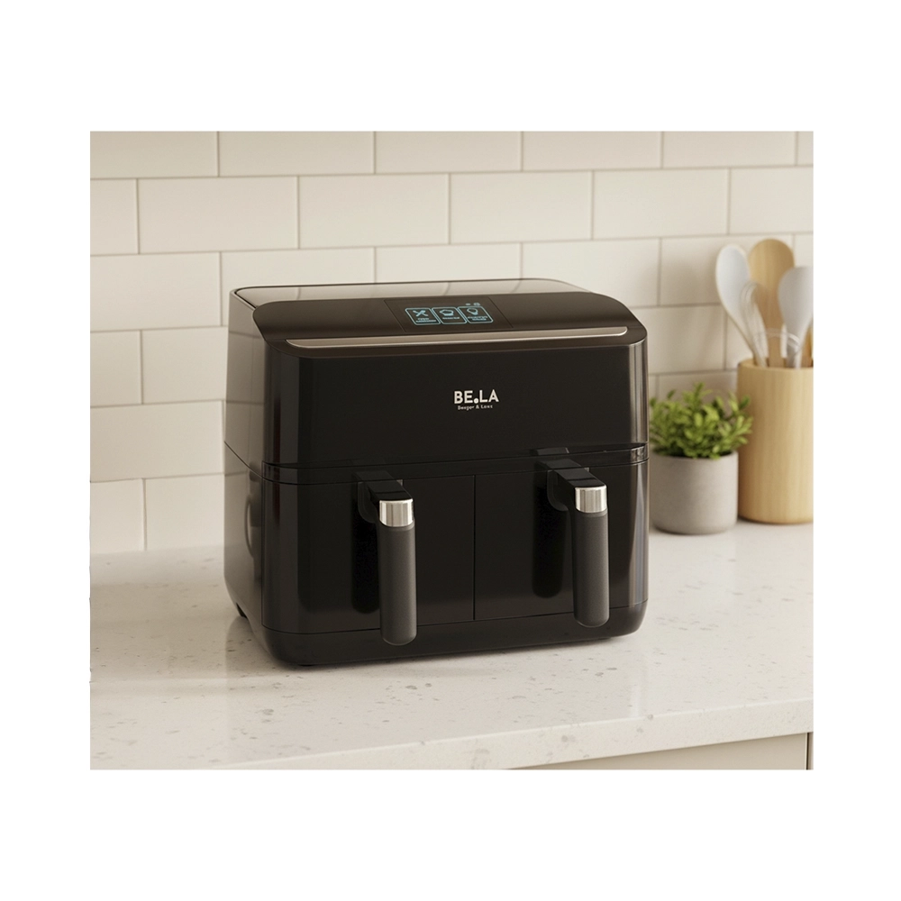 BergerLanz FSP Doppel-Heissluftfritteuse 2x 4.5L
