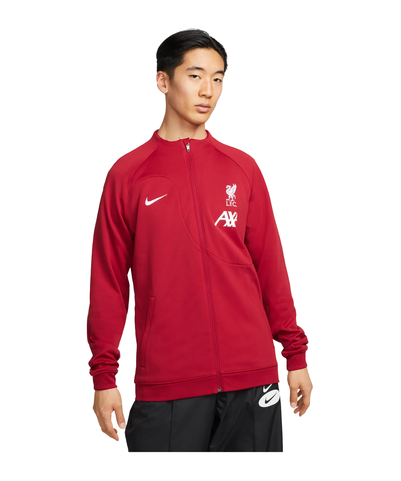 Nike FC Liverpool Anthem Jacke Rot F609