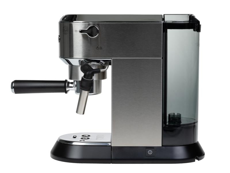De'Longhi Siebträgermaschine Dedica EC 685.M Silber Kompakte Kaffeemaschine im Metallic-Look mit Siebträger