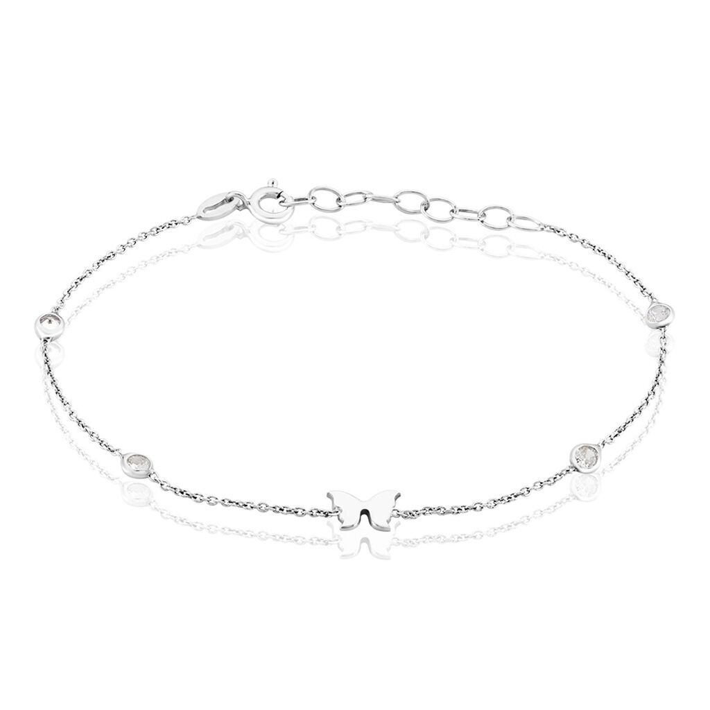 Bracelet Rana Argent Blanc Oxyde De Zirconium