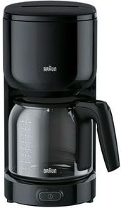 Braun - KF3100 BK - Koffiefilterapparaat - Zwart - 1000 Watt - 10 Kopjes