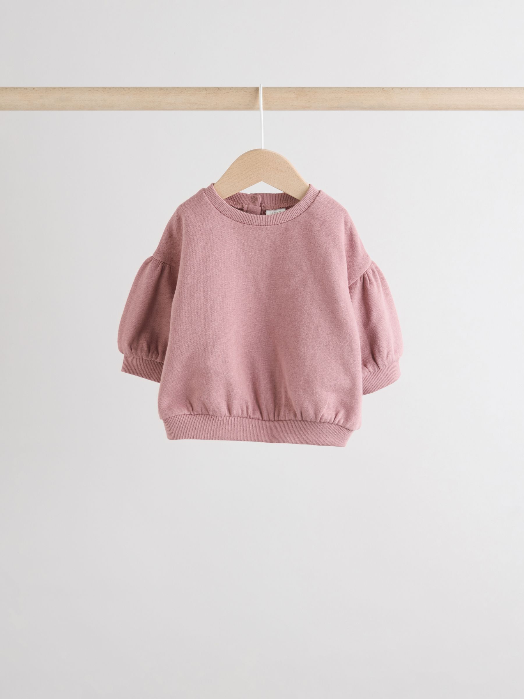 Crèmekleurig/roze - Baby sweatshirt en joggingbroek 6 -delige set (0mnd -2jr)
