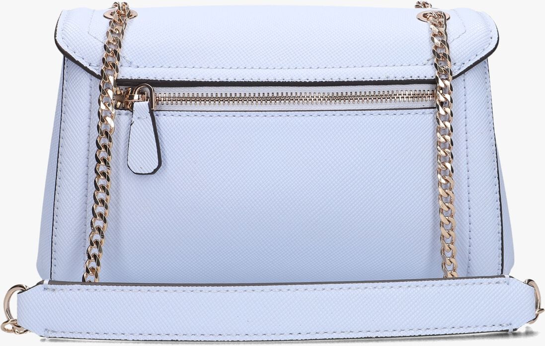 GUESS blauwe guess schoudertas noelle convertible xbody flap