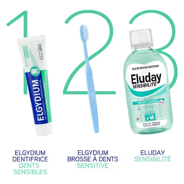 Pasta de dentes Elgydium Sensitive para dentes sensíveis 75ml