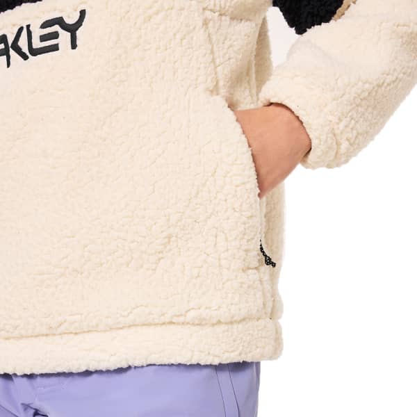 Sweat polaire OAKLEY TNP EMBER HALF ZIP RC FLEECE W ARCTIC WHITE