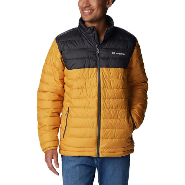 Doudoune randonnée COLUMBIA POWDER LITE JKT RAW HONEY/SHARK ZIPS
