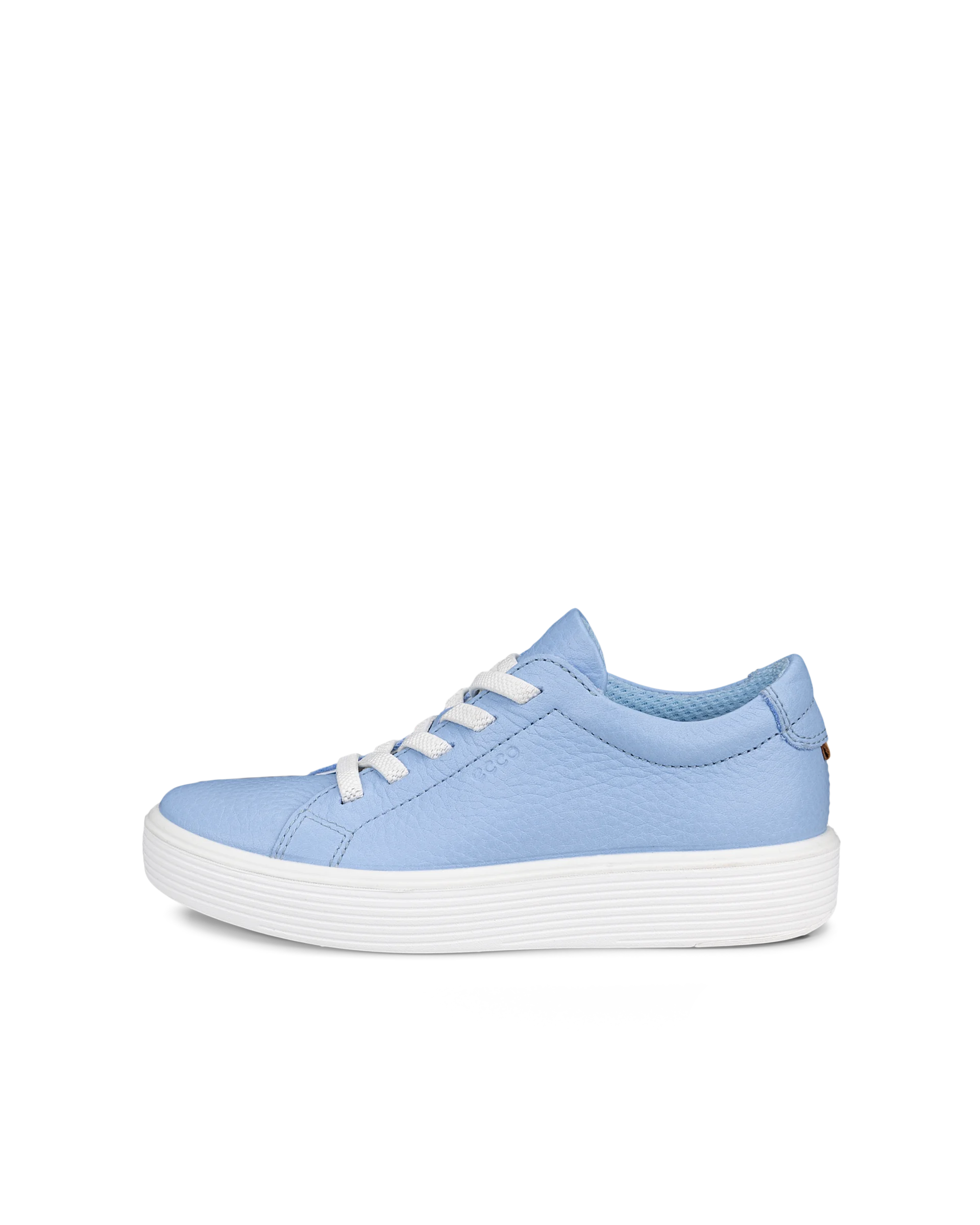 ECCO SOFT 60 K Kinder Ledersneaker Blau