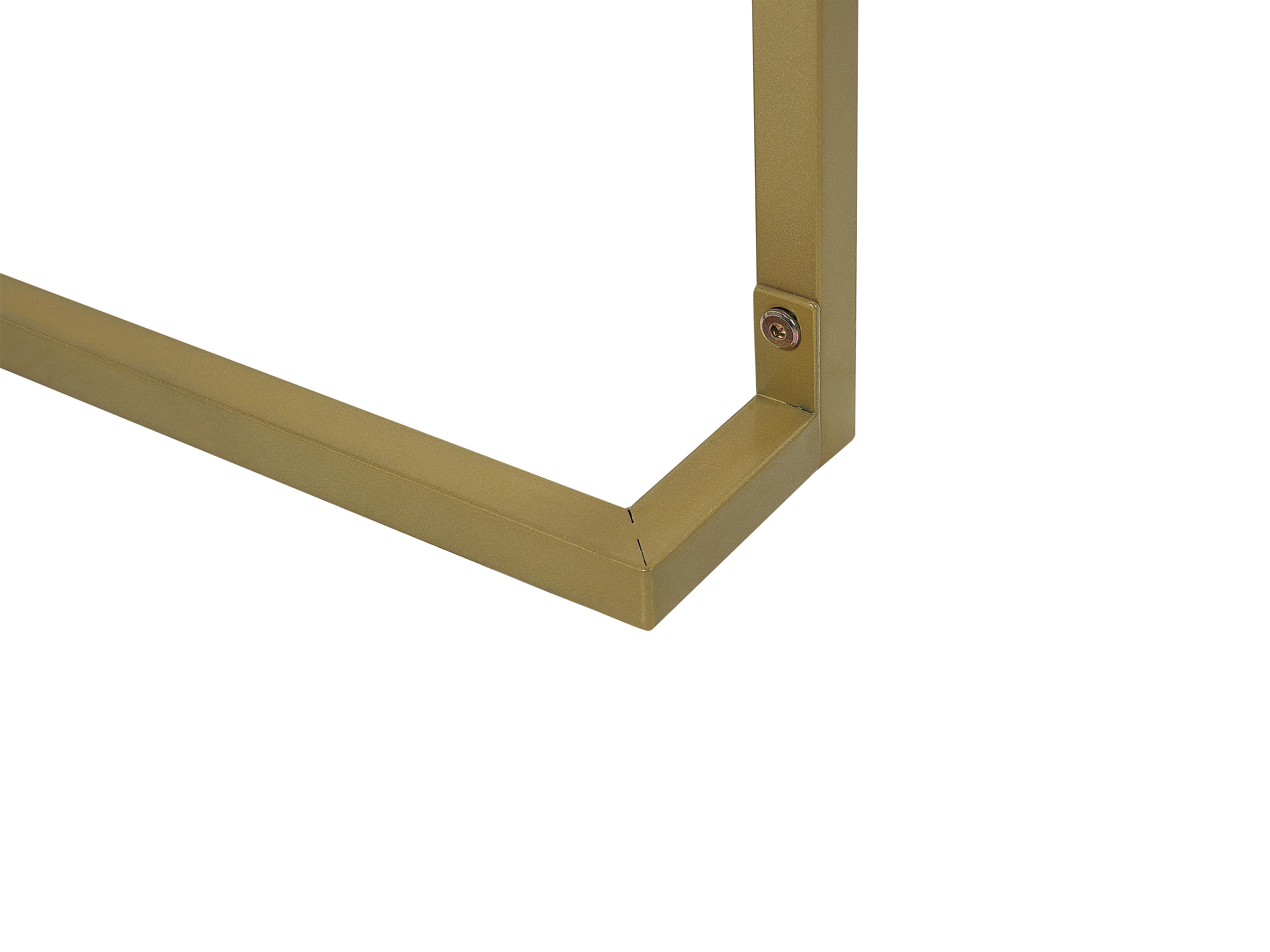 Sidetable WESTPORT Zwart/goud 115 cm 50 cm met lades