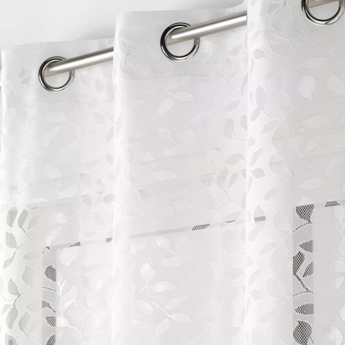 Voilage maille (140 x 240 cm) Manon Blanc