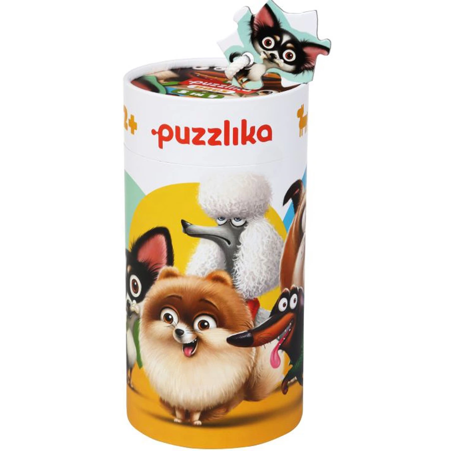 Cubika Puzzles 5 in 1 Hunde