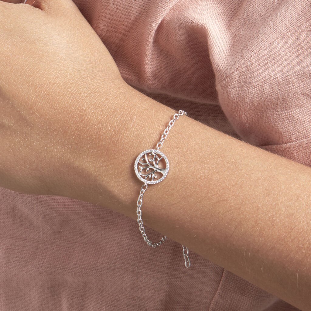 Bracelet Argent Urcisse Oxydes De Zirconium