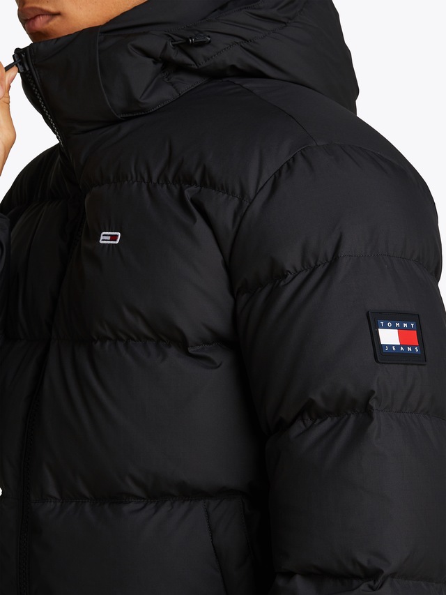 Tommy Jeans Steppjacke »TJM ESSENTIAL DOWN JACKET EXT« mit Kapuze Winterjacke Outdoorjacke Gefüttert 2 in 1 Jacke abnehmbare Kapuze