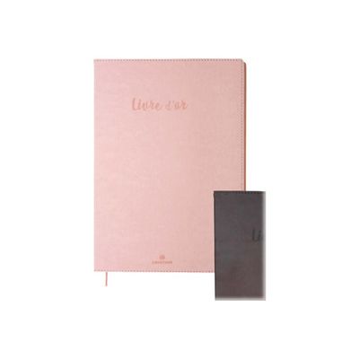 Oberthur Carmen - Livre d'or - A4 portrait - rose