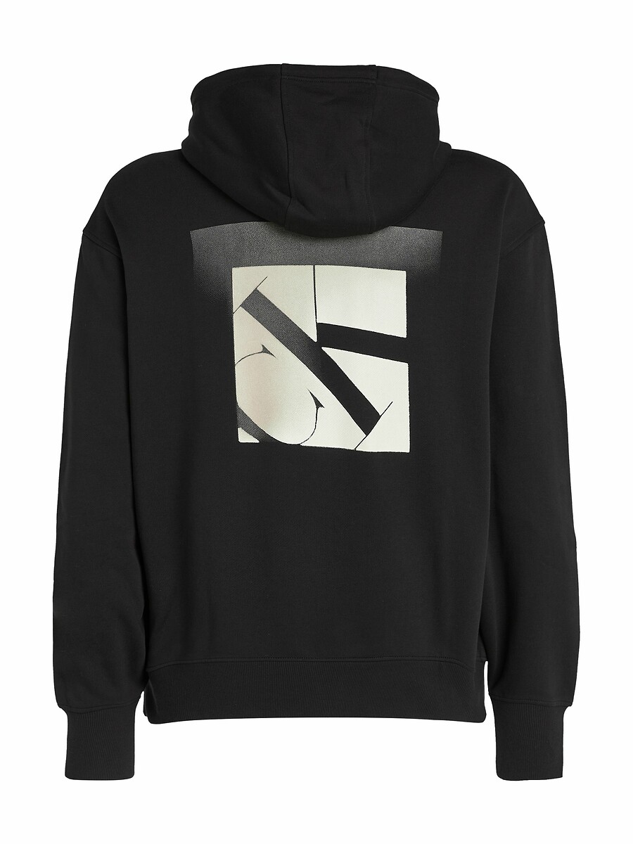 CALVIN KLEIN JEANS<br>Moletom com capuz e logo monograma