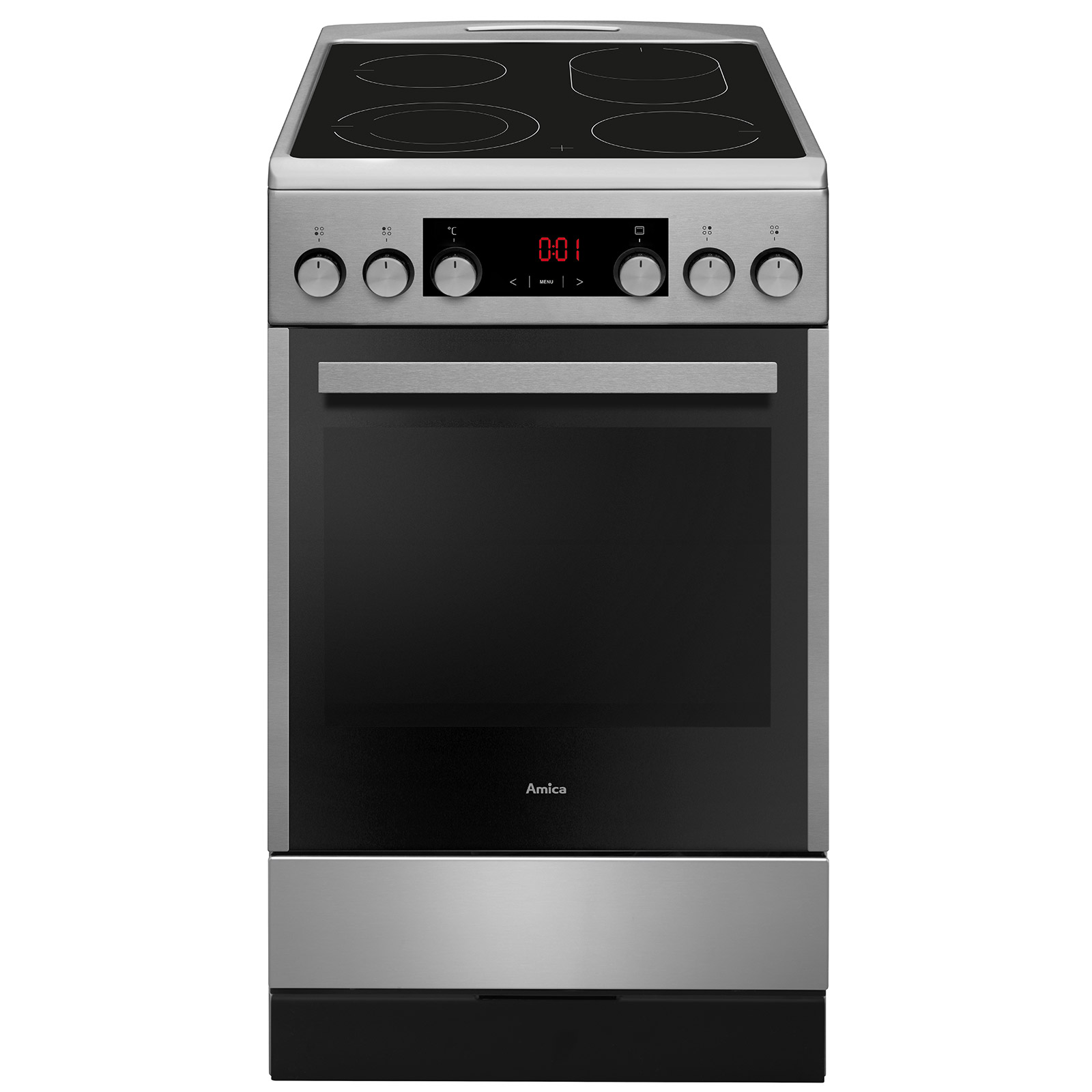 AMICA Elektro-Standherd SHC 904 100 E - Edelstahl - A