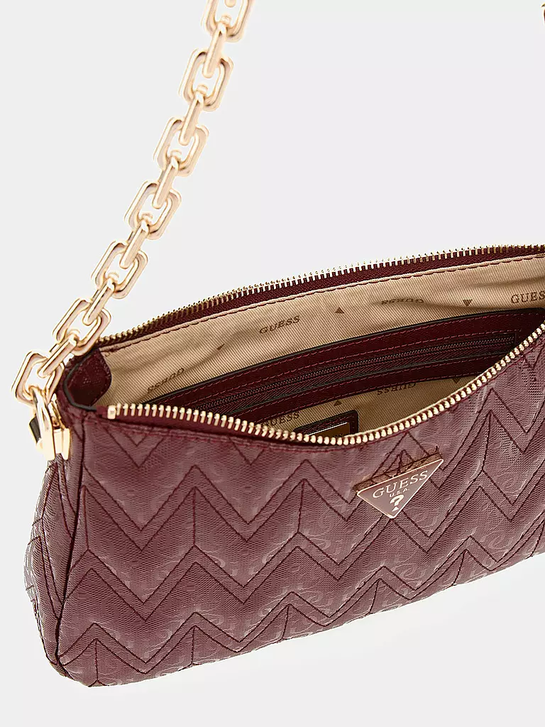 GUESS Tasche - Mini Bag ADELARD dunkelrot
