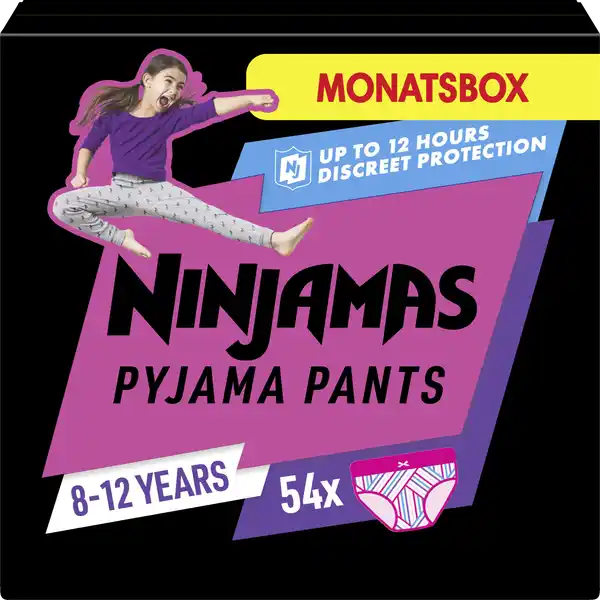 Pyjama Pants für Mädchen 8-12 Jahre, Monatsbox