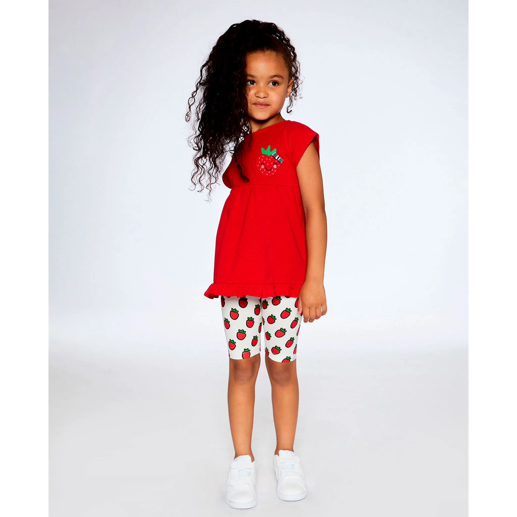 Deux par Deux Tunique Fraise 3-6ans