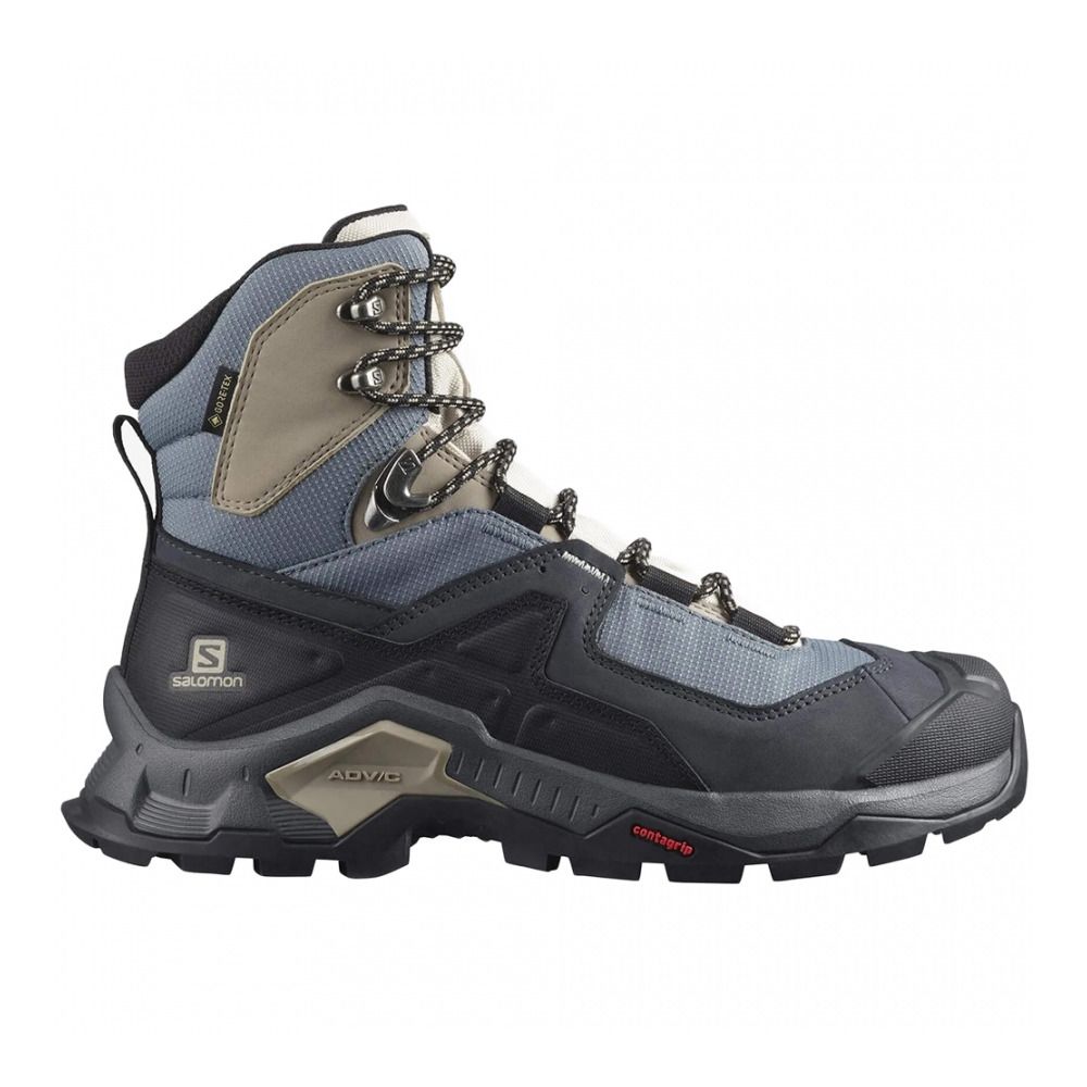 Salomon QUEST ELEMENT GTX - Chaussures randonné Femme ebony/rainy day/stormy weather