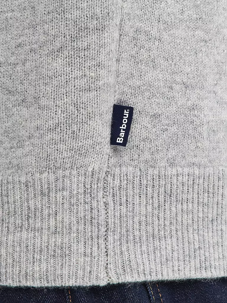 BARBOUR Troyer Pullover HARTFIELD hellgrau