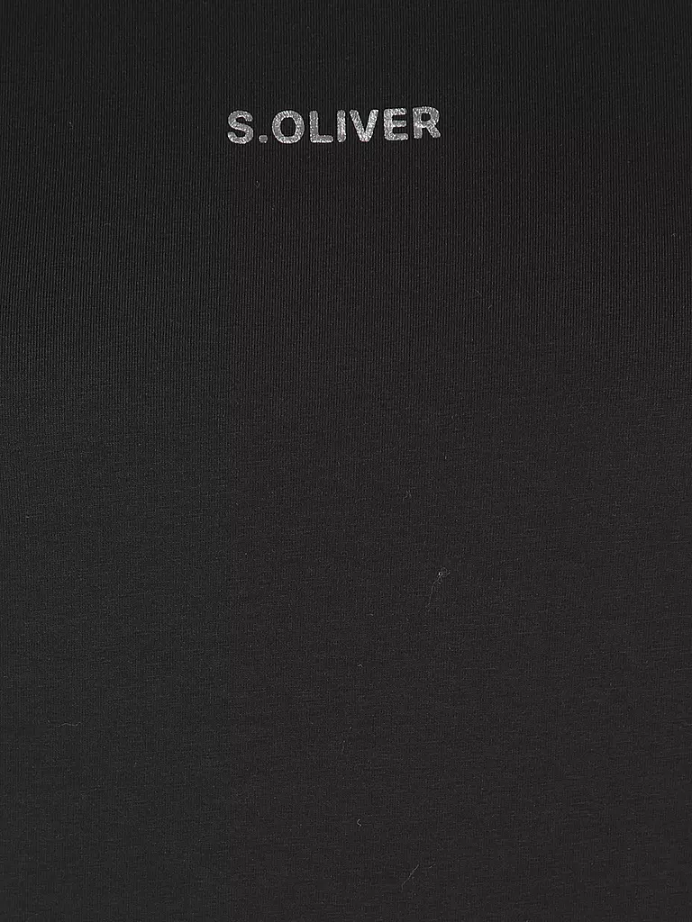 S.OLIVER T-Shirt  schwarz